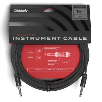 Инструментальный кабель D'Addario American Stage 4.5m (PW-AMSG-15)