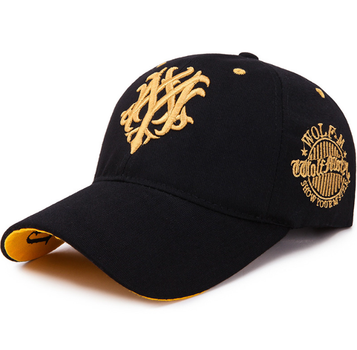 Бейсболка чорна із золотою вишивкою New York Yankees WOLF Золота Кепка NY (ІІ) 33973