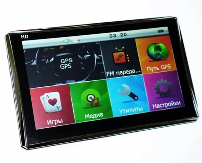 Автомобильный GPS-навигатор 7007 RAM 256 Mb 8gb 800MHz с емкостным экраном 7"