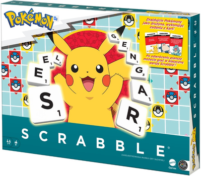 Gra planszowa Mattel Games Scrabble Pokémon (edycja polska) (0194735237753)