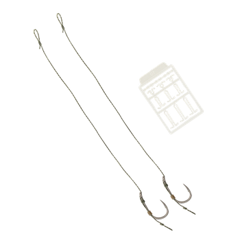 Готовий повідець на коропа GC G.Carp Method Wide Gape Ready Rig №8 (2шт)