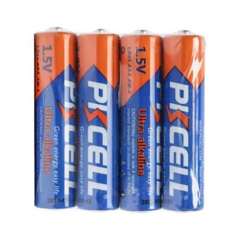 Батарейки щелочные PKCELL 1.5V AAA/LR03 4 шт/shrink