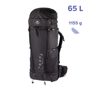 Рюкзак Fram Equipment Lukla 65L S Чорний (10764)