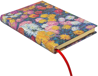 Notatnik Paperblanks Monet’s Chrysanthemums Midi w linie 12 x 18 cm 144 arkuszy (9781439797143)