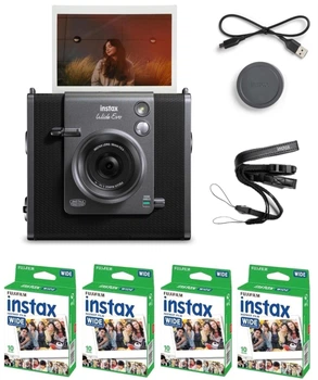 Набор Fujifilm INSTAX WIDE EVO 2-in-1 Instant Film Camera and Printer / фотокамера мгновенной печати / принтер / картриджи 40 фото