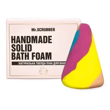 Твердая пена для ванны в подарочной коробке Unicorn TM Mr.SCRUBBER, 100 г