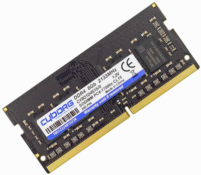 Оперативна пам'ять DDR4-2133 8GB PC4-17000 для ноутбука SODIMM CYBORG CYB21D4S15/8 (776670)