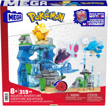 Zestaw klocków Mega Pokemon Aquatic Adventure 319 elementów (0194735228553)