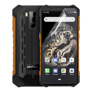 Антишпион приватная плёнка гидрогелевая для смартфона Ulefone Armor X5 противоударная прозрачная