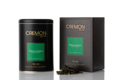 Чай зелений листовий Cremon Сһіпеѕе Јаѕmine в подарунковій банці 110г
