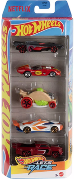 Zestaw samochodów Hot Wheels Let’s Race 5 sztuk (0194735288700)