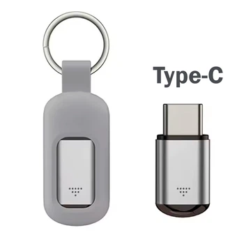 Интеллектуальный USB ИК-пульт дистанционного управления Type-C для телефона Мини-адаптер для управления бытовыми приборами Серый