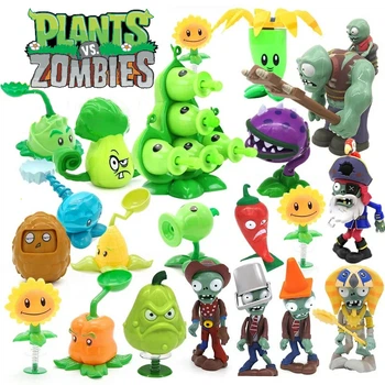 Большой Набор Игрушек Растения Против Зомби 21 шт Plants vs Zombies (00789)