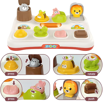 Розвиваючий ігровий центр Woopie Baby Zoo Pop Up (5906280652517)