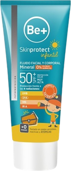 Przeciwsłoneczny fluid dla dzieci Be+ Skinprotect Mineral SPF50+ 100 ml (8470001903662)