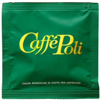 Кава в монодозах чалдах Caffe Poli Verde 100 шт ESE 44 мм