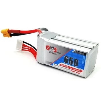 Аккумулятор для дрона GNB 650mAh 4S 14.8V 80C с разъемом XT30/XT60 для радиоуправляемых устройств с высокой скоростью разряда