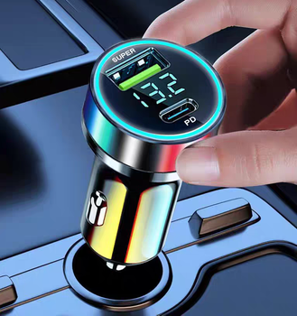 Автомобільна швидка зарядка зарядка USB(Super)+Type-cPD