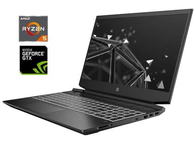 Ігровий ноутбук HP Pavilion 15-ec0000ua / 15.6" (1920x1080) TN / AMD Ryzen 5 3550H (4 (8) ядра по 2.1 - 3.7 GHz) / 8 GB DDR4 / 256 GB SSD / nVidia GeForce GTX 1050, 3 GB GDDR5, 96-bit / WebCam б/в