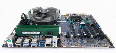Комплект: Материнская плата HP Z440 / Intel Xeon E5-2618L v3 (8 (16) ядер по 2.3 - 3.4 GHz) / 64 GB DDR4 / Socket LGA 2011 v3+v4 / NVMe boot + кулер ID-Cooling DK-01 б/у