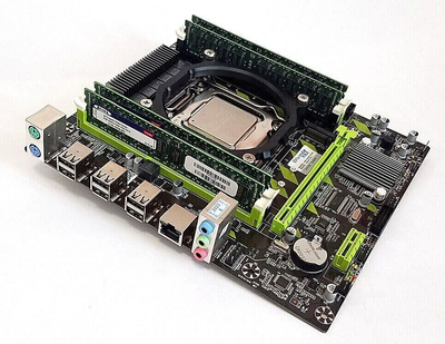Комплект: Материнская плата Envinda X79G v1.51 + Intel Xeon E5-2660 v2 (10 (20) ядер по 2.2 - 3.0 GHz) / 32 GB DDR3 б/у