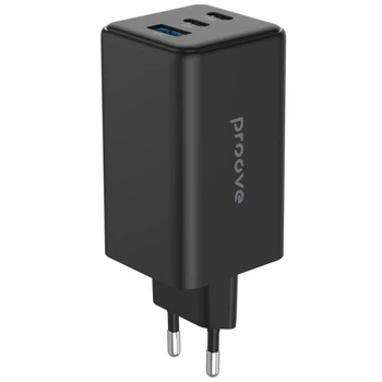 Сетевое зарядное устройство Proove Pocket GaN Max 100W 2Type-C + USB (WCPG10012201) Black