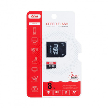 Карти пам'яті XO micro SD 8GB ( 10cl )