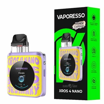 Pod система Vaporesso Xros 4 Nano World Pop Yellow (Фиолетово-желтый)
