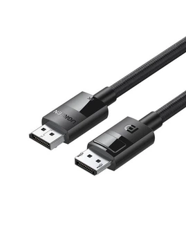 Кабель Displayport 1.4 UGREEN DP114 8k DP-DP 8K 60 Гц 4K 144 Гц та 1080P 240 Гц HDR 2 м Black (80392)