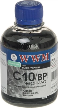 Чорнило Canon PG-510/512/PGI520Bk/PGI425PGBk (Black Pigment) 200г *WWM