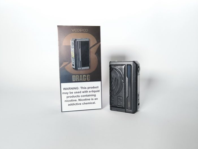 Батарейный мод VooPoo Drag 3 177W TC Mod Eagle Black (Черный)