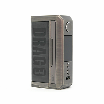 Батарейный мод VooPoo Drag 3 177W Mod TC Grey (Оружейная сталь)