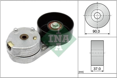 Натягувач ременя генератора Ina Land Rover Discovery/Range Rover 2.7D 04-18 (534 0681 10)