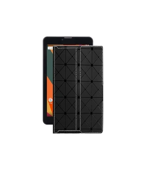 Чохол з екошкіри для планшету Bravis NB754 Чорний ромб
