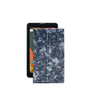 Чохол з екошкіри для планшету Bravis NB753 3G Хаки-синій