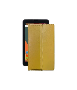 Чохол з екошкіри для планшету Bravis NB753 3G Золотий