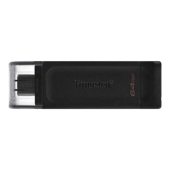 Флеш-накопитель USB3.2 64GB Type-C Kingston DataTraveler 70 Black (DT70/64GB)