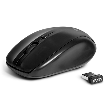 Мышка SVEN RX-305 Wireless черная беспроводная Refurbished