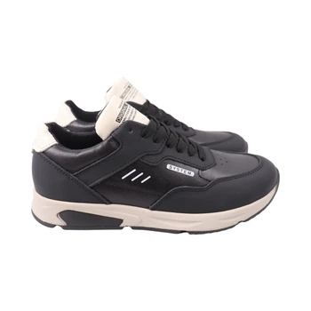 Кросівки чоловічі Konors чорні натуральна шкіра 904-25DK 37
