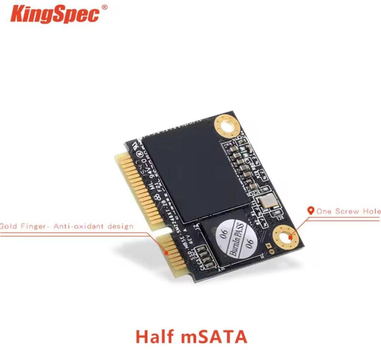 SSD Half mSata 256Gb KingSpec Yansen mini mSata-256