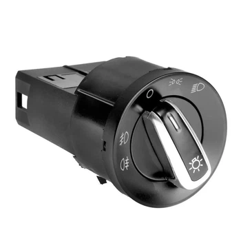 Переключатель света VW Jetta 6 USA 13/14 pin 3BD941531 Хром большая фишка