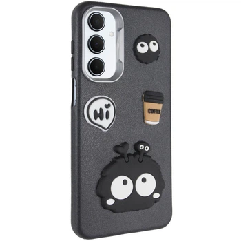 Чехол Накладка CaseIT Leather Toys для Samsung Galaxy A15 4G/5G / M15 5G Monster / Black