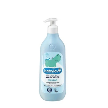 Гель для купання «від голови до ніг» Babylove Sensitive 500 мл (4707101)
