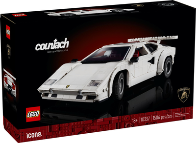 Конструктор LEGO Icons Lamborghini Countach 5000 Quattrovalvole 1506 елементів (10337)