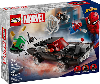 Конструктор LEGO Super Heroes Marvel Людина-Павук проти маслкара Венома 254 елементи (76309)