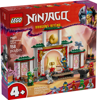 Zestaw klocków LEGO Ninjago Świątynia Spinjitzu ninja 158 elementów (71831)