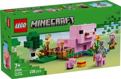 Конструктор LEGO Minecraft Будинок для поросят 238 елементів (21268)