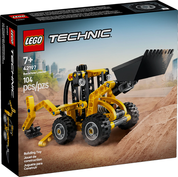 Zestaw klocków LEGO Technic Koparko-ładowarka 104 elementy (42197)