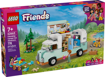 Конструктор LEGO Friends Приключение друзей в кемпинге 778 элементов (42663)