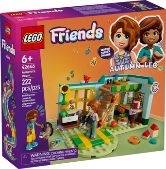 Zestaw klocków LEGO Friends Pokój Autumn 222 elementy (42646)